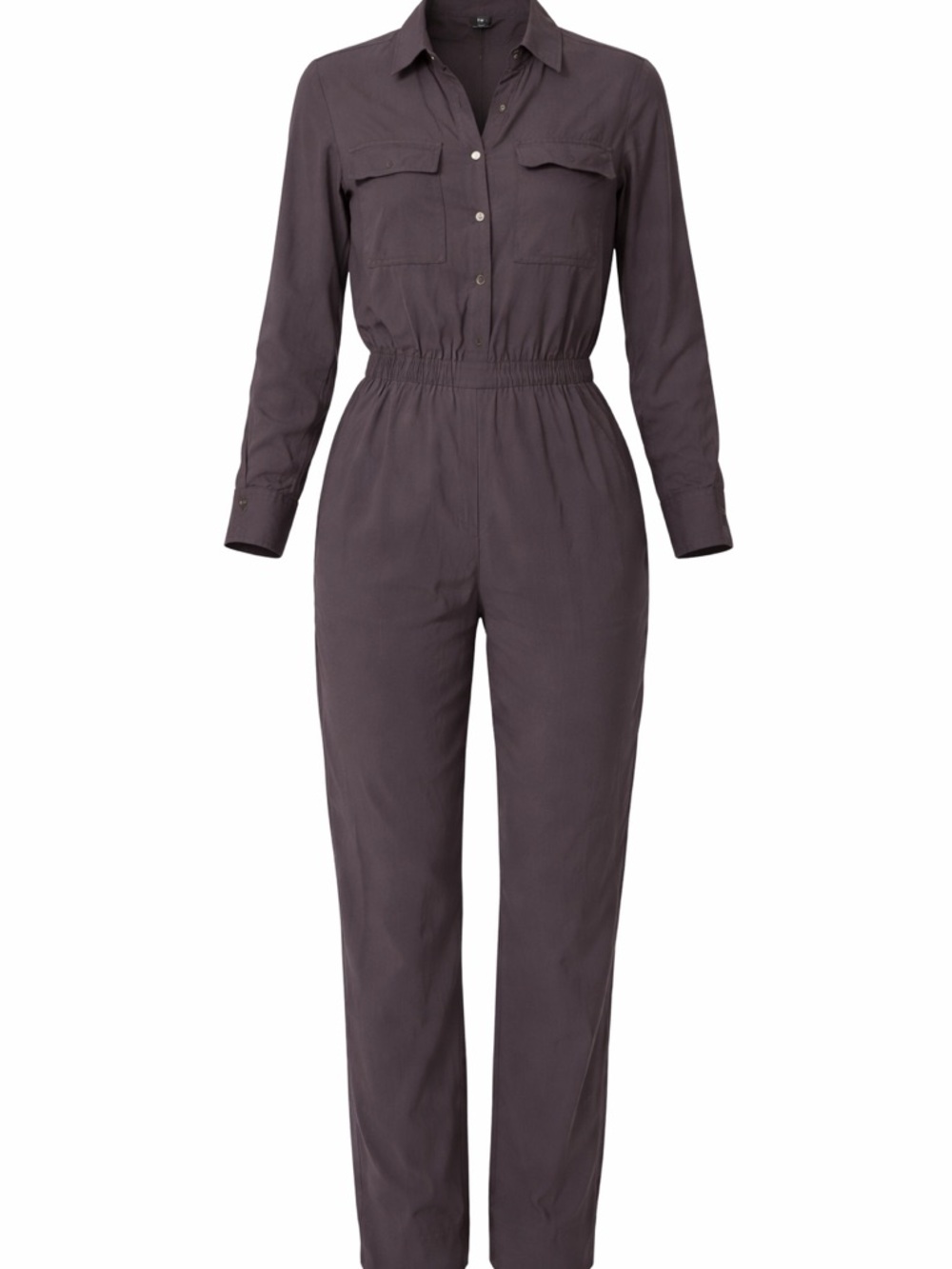 Madewell Viscose Jumpsuit Womens M Utility Button Front pockets Casual Travel - Picture 4 of 12